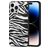 Mobigear Safari iPhone 14 Pro Max Hoesje Flexibel TPU Backcover - Zebra