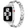 Mobigear Prague Stalen Apple Watch Bandje Vouwsluiting - 42/41/40/38 mm - Zilver