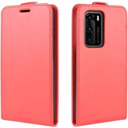 Mobigear Huawei P40 Hoesje Flipcase - Rood