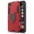 Mobigear Armor Ring iPhone 8 Hoesje Hardcase Backcover Shockproof met Ringhouder - Rood