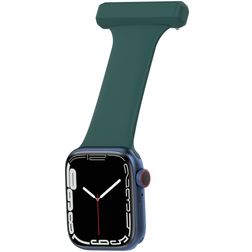 Mobigear Clip Verpleegkundige Apple Watch Bandje Speld - 49/46/45/44 mm - Groen