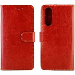 Mobigear Wallet OPPO Reno 3 Pro Hoesje Bookcase Portemonnee - Bruin