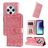 Mobigear Sunflower Xiaomi Redmi 14C Hoesje Bookcase Portemonnee - Roségoud