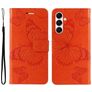 Mobigear Butterfly Samsung Galaxy A26 Hoesje Bookcase Portemonnee - Oranje