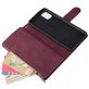 Mobigear Zipper Samsung Galaxy A51 Hoesje Bookcase Portemonnee - Rood