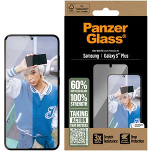 PanzerGlass Ultra-Wide Fit Samsung Galaxy S25 Plus Glazen Screenprotector - Case Friendly