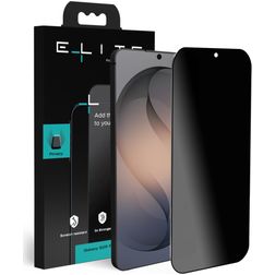 Elite Samsung Galaxy S26 Plus Glazen Screenprotector Privacy - Case Friendly - Zwart