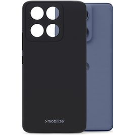 Mobilize Rubber Gelly Motorola Edge 60 Fusion Hoesje Flexibel TPU Backcover - Zwart