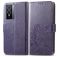 Mobigear Clover Vivo Y76 Hoesje Bookcase Portemonnee - Paars