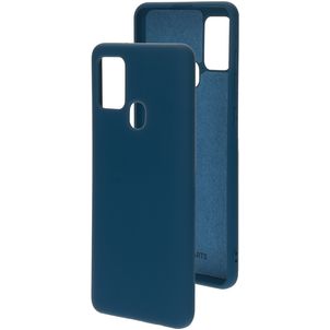 Mobiparts Samsung Galaxy A21s Siliconen Hoesje Backcover - Blueberry Blue