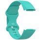 Mobigear Sport Dual Siliconen Fitbit Charge 5 Bandje Druksluiting - Turquoise