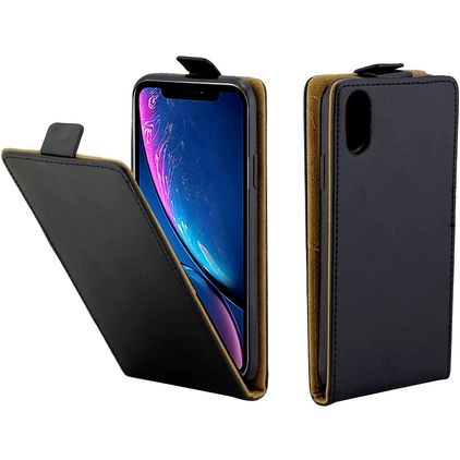 Mobigear Business iPhone XR Hoesje Flipcase - Zwart