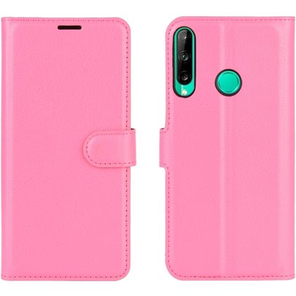 Mobigear Classic Huawei P40 Lite E Hoesje Bookcase Portemonnee - Magenta