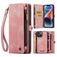 Caseme 008 iPhone 14 Hoesje Uitneembare 2in1 Bookcase Portemonnee - Roze