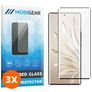 Mobigear Premium HONOR 70 Glazen Screenprotector - Case Friendly - Zwart (3-Pack)
