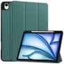 Mobigear Tri-Fold iPad Air 13 Inch (2026) Hoes Bookcase + Stylus Houder - Groen
