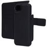 Mobiparts iPhone 16e Hoesje Echt Leer Uitneembare 2in1 Bookcase Portemonnee - Zwart
