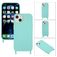 Mobigear Lanyard iPhone 14 Plus Siliconen Hoesje met koord - Turquoise