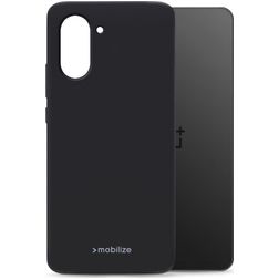 Mobilize Rubber Gelly OnePlus Nord CE5 Hoesje Flexibel TPU Backcover - Zwart
