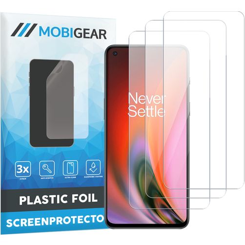 Mobigear OnePlus Nord 2 Screenprotector Folie - Case Friendly (3-Pack)