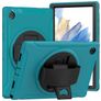 Mobigear SureGrip Samsung Galaxy Tab A8 10.5 (2021) Hoes Hard kunststof / Siliconen Backcover + Standaard - Blauw