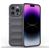 Mobigear Bumpy iPhone 15 Pro Max Hoesje Flexibel TPU Backcover - Charcoal