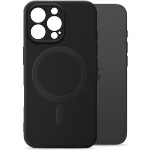 My Style Protective Flex iPhone 16 Pro MagSafe Hoesje Flexibel TPU Backcover - Zwart