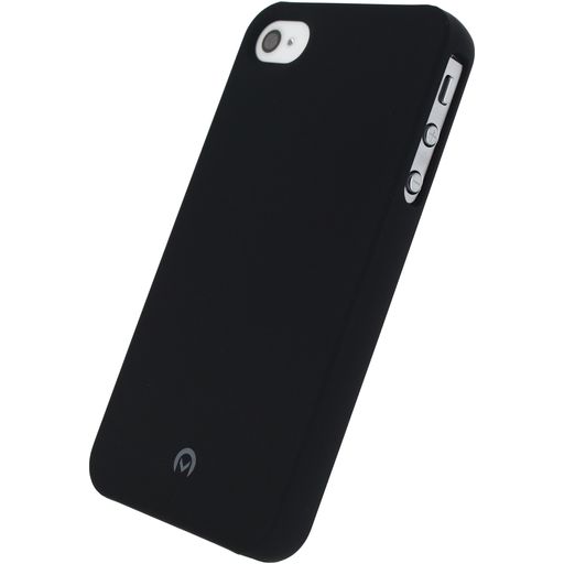 Mobilize Premium Coating iPhone 4 Siliconen Hoesje Backcover Shockproof - Zwart
