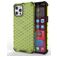 Mobigear Honeycomb iPhone 13 Pro Max Hoesje Hardcase Backcover Shockproof - Groen