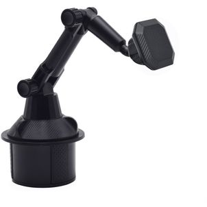 Mobigear Telefoonhouder auto Bekerhouder Magnetisch Universeel - Zwart