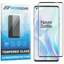 Mobigear Curved OnePlus 8 Glazen Screenprotector - Case Friendly - Zwart