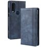 Mobigear Sensation Motorola One Action Hoesje Bookcase Portemonnee - Blauw