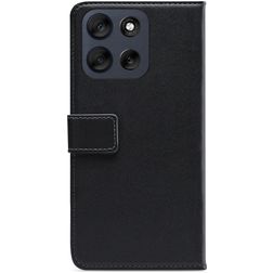 Mobilize Classic Gelly Motorola Moto G56 Hoesje Bookcase Portemonnee - Zwart