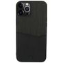 Valenta Card Slot iPhone 13 Pro Hoesje Echt Leer Backcover met Pasjeshouder - Zwart