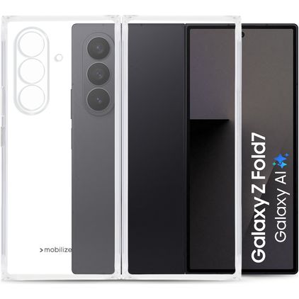 Mobilize Gelly Doorzichtig Samsung Galaxy Z Fold 8 Hoesje Flexibel TPU Backcover - Transparant