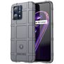 Mobigear Rugged Shield Realme 9 Pro Plus Hoesje Flexibel TPU Backcover Shockproof - Grijs