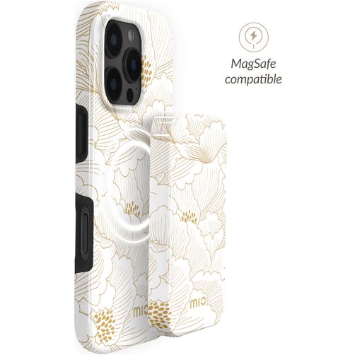 MIO Powerbank 5.000 mAh 15W - MagSafe Compatible - White Roses