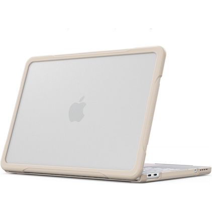 Mobigear Shockproof Pro MacBook Neo 13 Inch (2026) Hoes Hardshell Laptopcover MacBook Case - Bruin - Model A3404