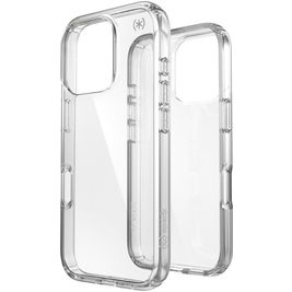Speck Presidio Perfect Clear Doorzichtig iPhone 16 Pro Hoesje Hardcase Backcover Shockproof - Transparant