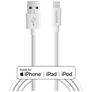 Mobilize USB-A naar Apple Lightning Kabel MFI 1 m - Wit
