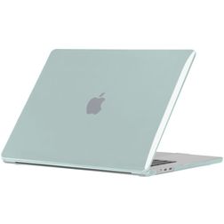 Mobigear Glossy MacBook Air 13 Inch (2022-2025) Hoes Hardshell Laptopcover MacBook Case - Groen - Model A2681 / A3113 / A3240