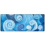 Mobigear Anti-Slip Muismat - 40 x 90 CM - Waves
