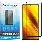 Mobigear Premium POCO X3 Glazen Screenprotector - Case Friendly - Zwart