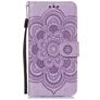 Mobigear Mandala iPhone 11 Hoesje Bookcase Portemonnee - Paars