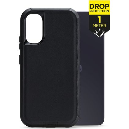 Mobilize Defender Samsung Galaxy A35 Hoesje Hardcase Backcover Shockproof - Zwart