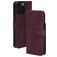 Mobiparts Classic Wallet MagSafe iPhone 16 Pro Max MagSafe Hoesje Bookcase Portemonnee - Velvet Red