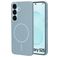 Mobiparts Slim Line Samsung Galaxy S25 MagSafe Hoesje Hardcase Backcover - Sage Green