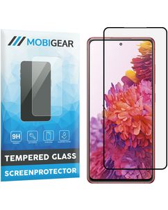 Mobigear Curved Samsung Galaxy S20 FE Glazen Screenprotector - Case Friendly - Zwart