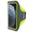 Mobiparts Comfort Fit Telefoonhouder Hardlopen iPhone 11 Pro Max Sport Hoesje Neopreen Sportarmband - Neon Green