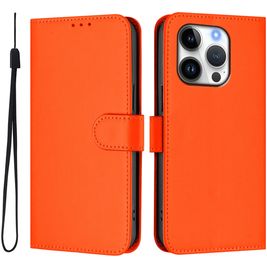 Mobigear Urban Wallet iPhone 16 Pro Hoesje Bookcase Portemonnee - Oranje